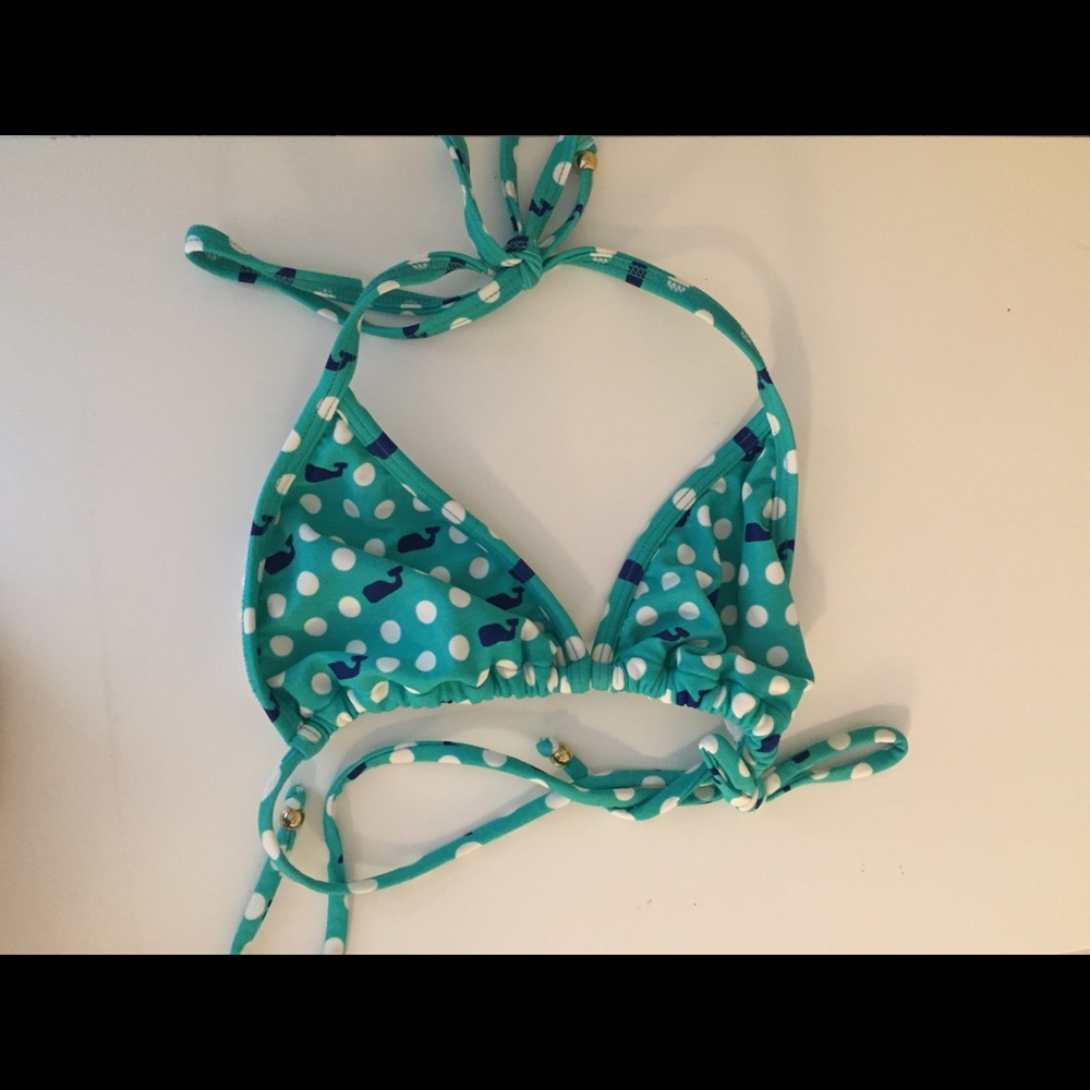 Vineyard vines triangle bikini top